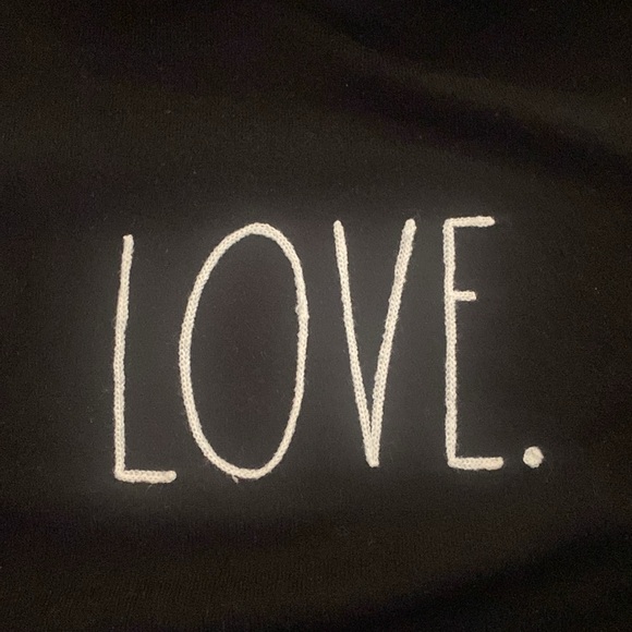 Rae Dunn LOVE Hoodie Sweater. - Picture 4 of 4